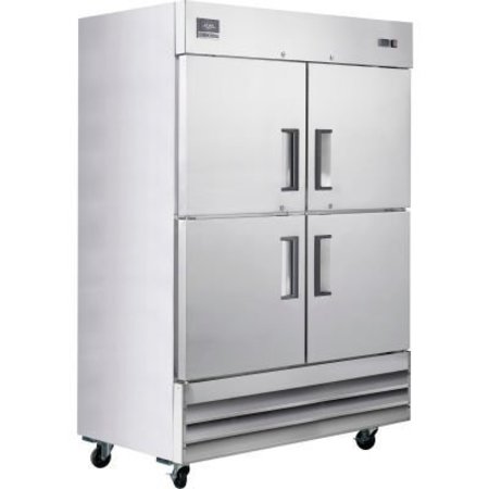 GEC Nexel Reach In Split Door Refrigerator, 4 Solid Doors, 47 Cu. Ft. CFD-2RR-SD-HC